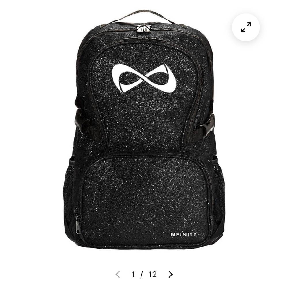 NFINITY BLACK SPARKLE CHEER BACKPACK
